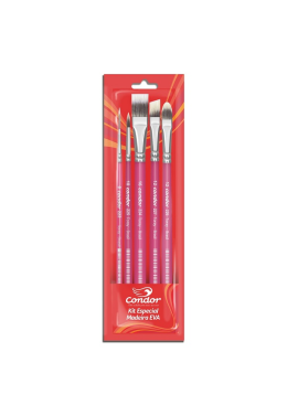 Kit Pincel Sintetico C/5 596 Condor
